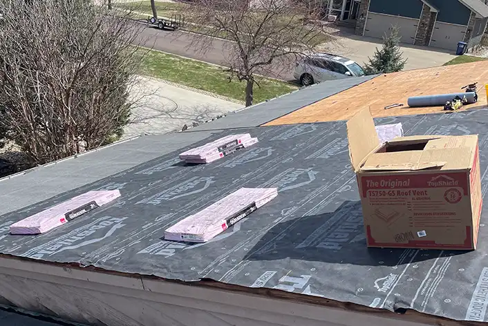 residential roof installation