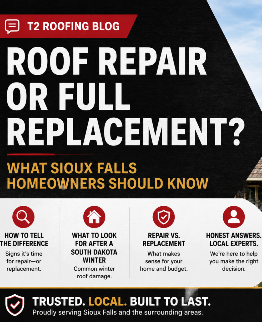 Roof Repair or Replacement Sioux Falls